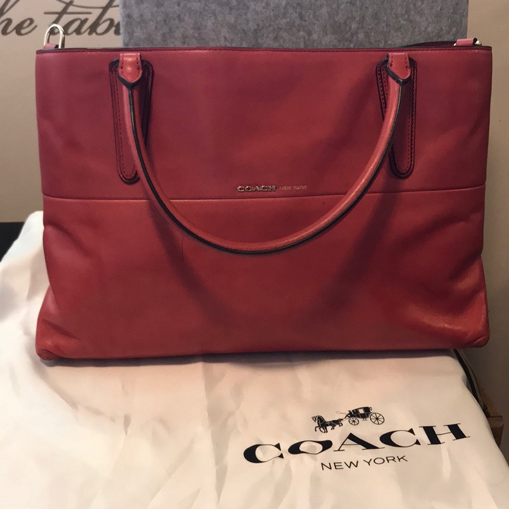 Pink Coach Tote